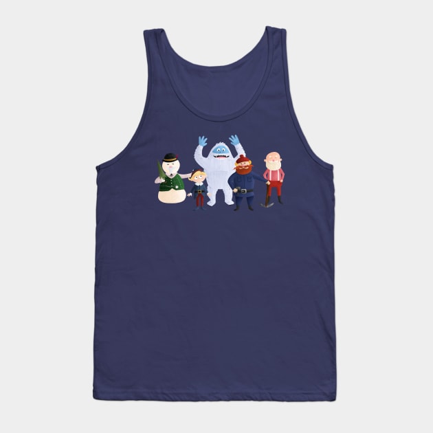 Classic Rudolph Group Tank Top by Dogwoodfinch